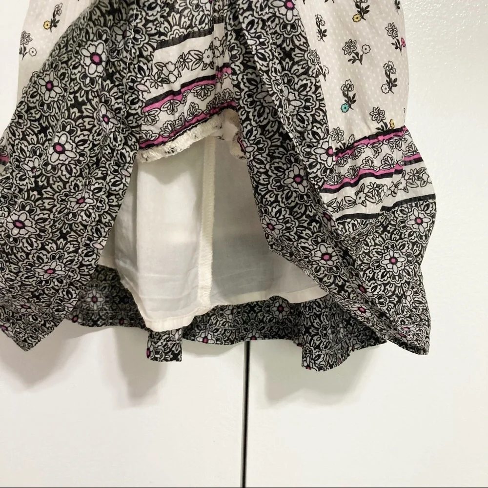 GAP Toddler Prairie Floral Tiered Cotton Dress Girls 12 18 Months